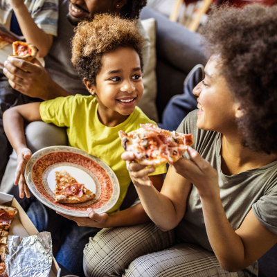 Family Pizza Night Image - Join Choice Privileges - Eat and Earn