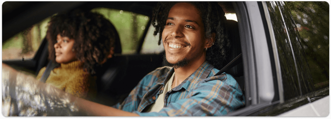 Couple Enjoying Avis Budget Rental Car - Save up to 35%