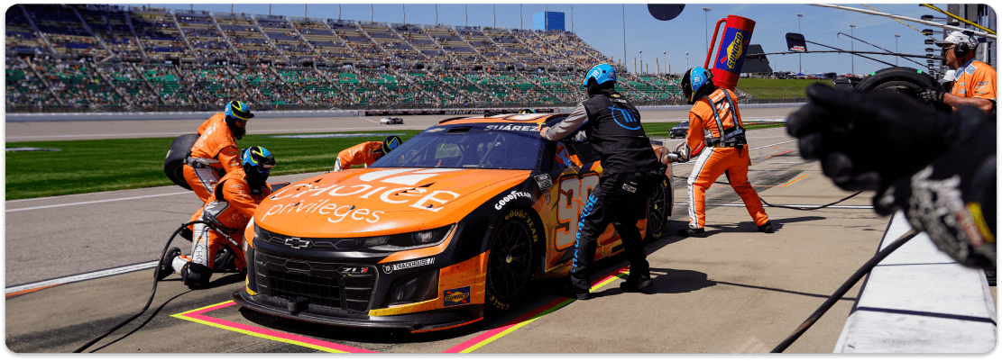 Choice Privileges Branded Racecar - Trackhouse Racing Experiences