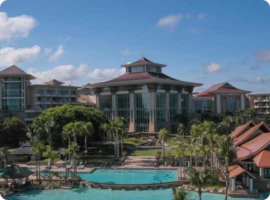 Photo of the Outside of The Empire Brunei